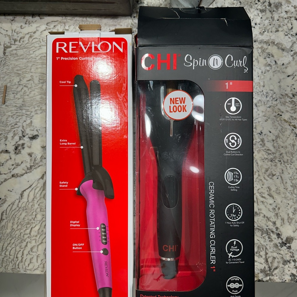 REVLON & CHI Curl Hair Devices.